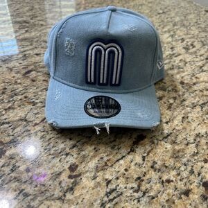 New Era Mexico baseball team distressed Cap